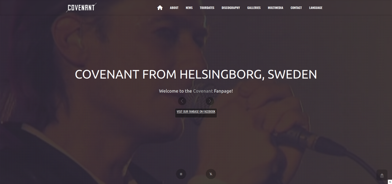 Covenant Fanpage goes online